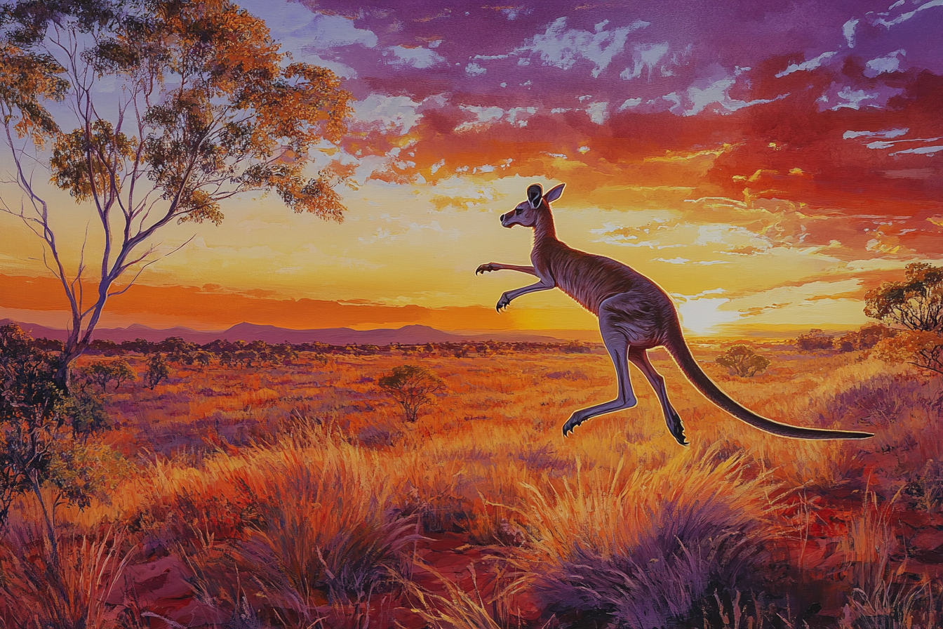Outback Sunset Canvas