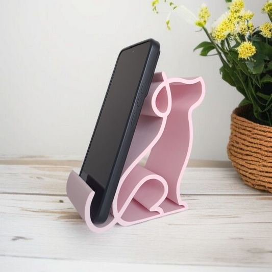 Dog Phone Stand | 3D Printed Cute Desk Accessory for Pet Lovers
