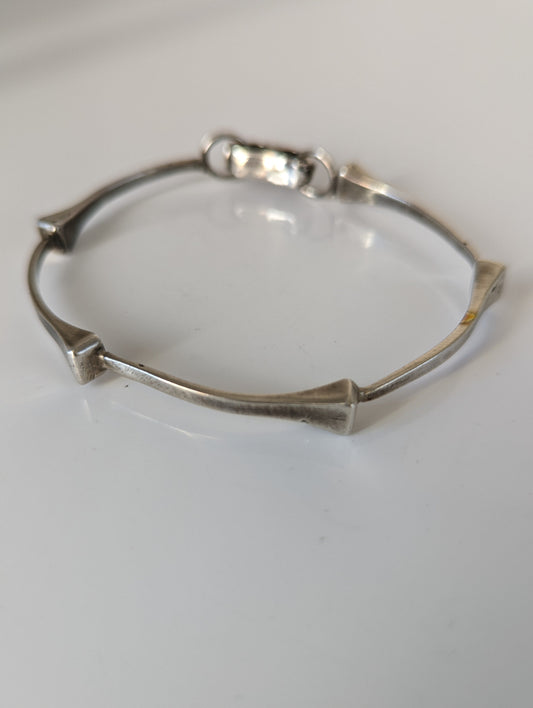 Silver Steed All about hoofnails bangle