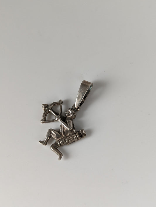 Silver Steed Archer Silver Pendant
