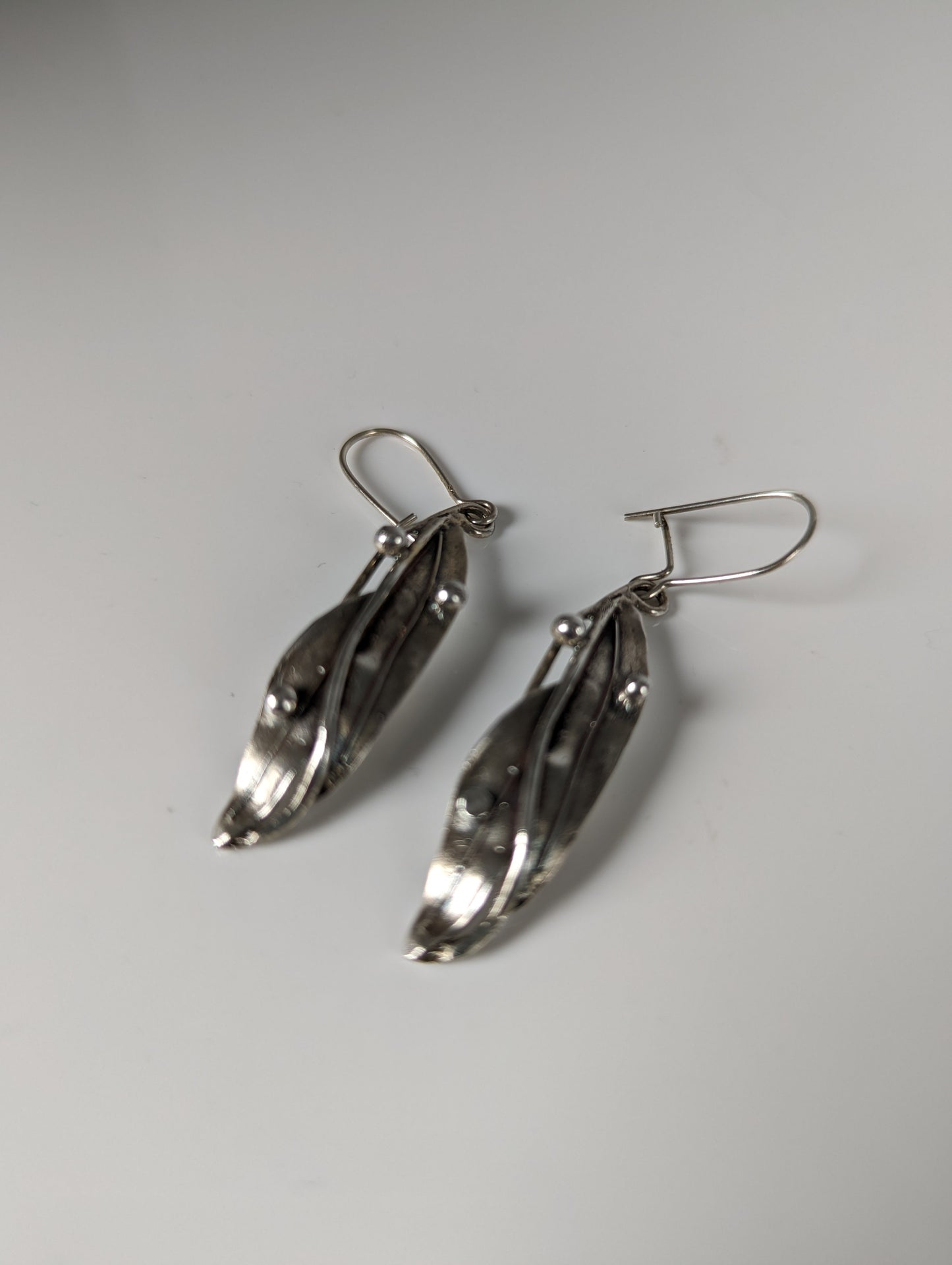 Silver Steed Kelp Dropped Earrings
