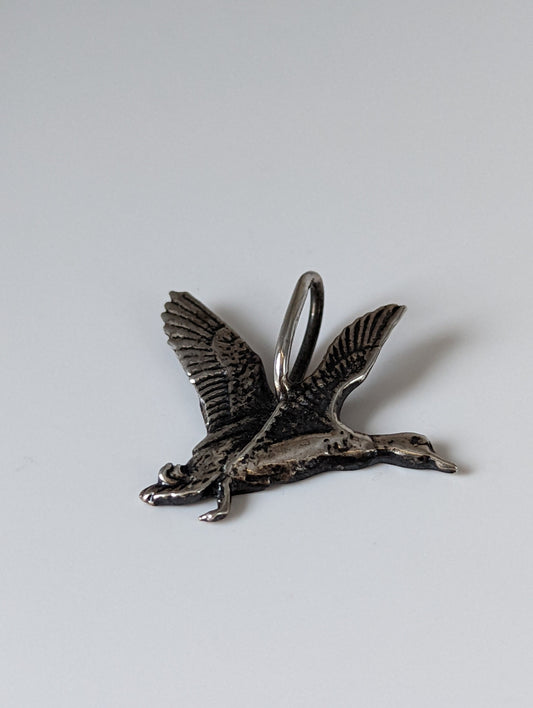 Silver Steed Malard Silver Pendant