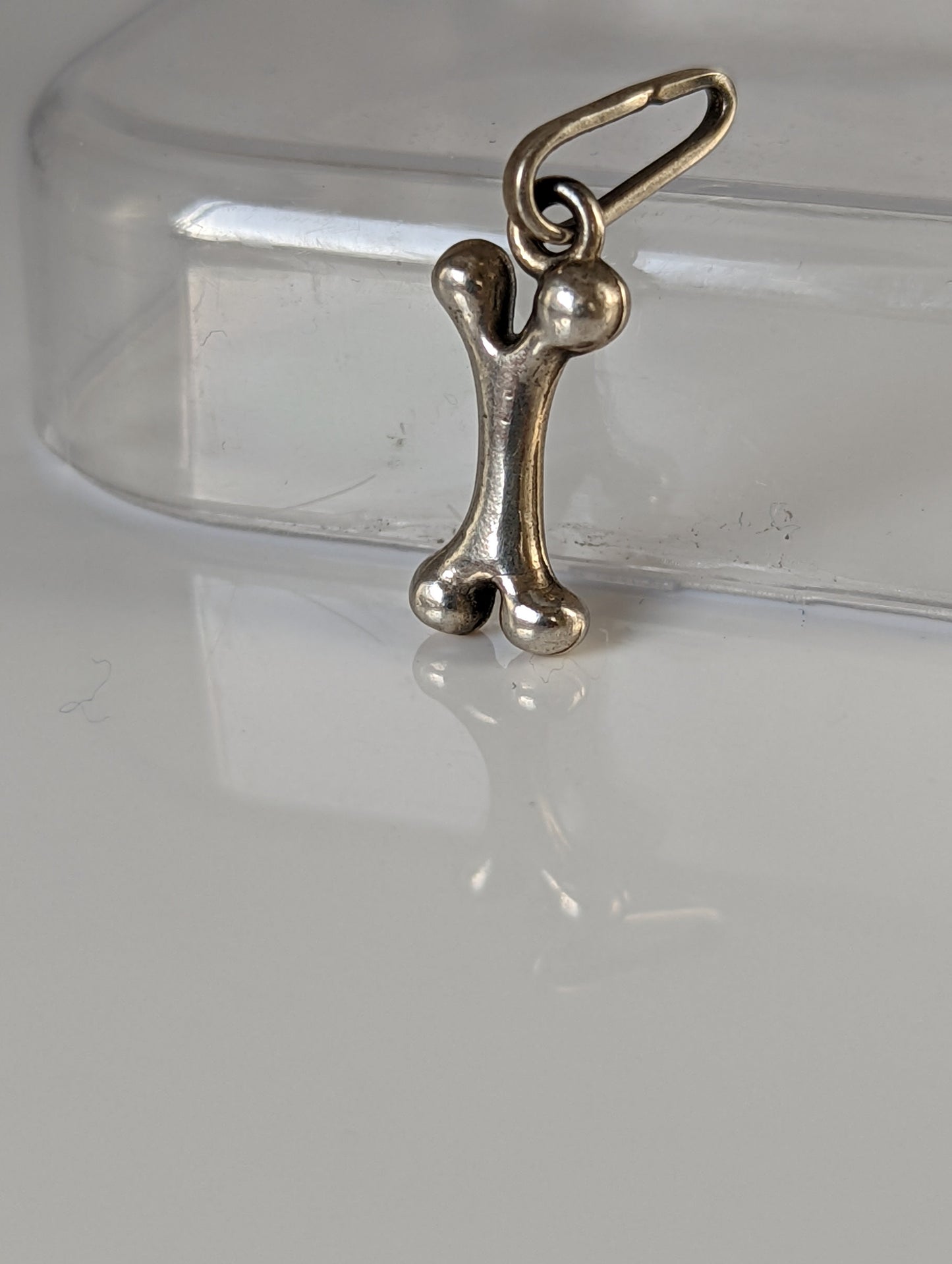 Silver Steed Bone Silver Pendant