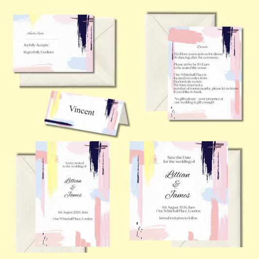 Place Cards - Palette