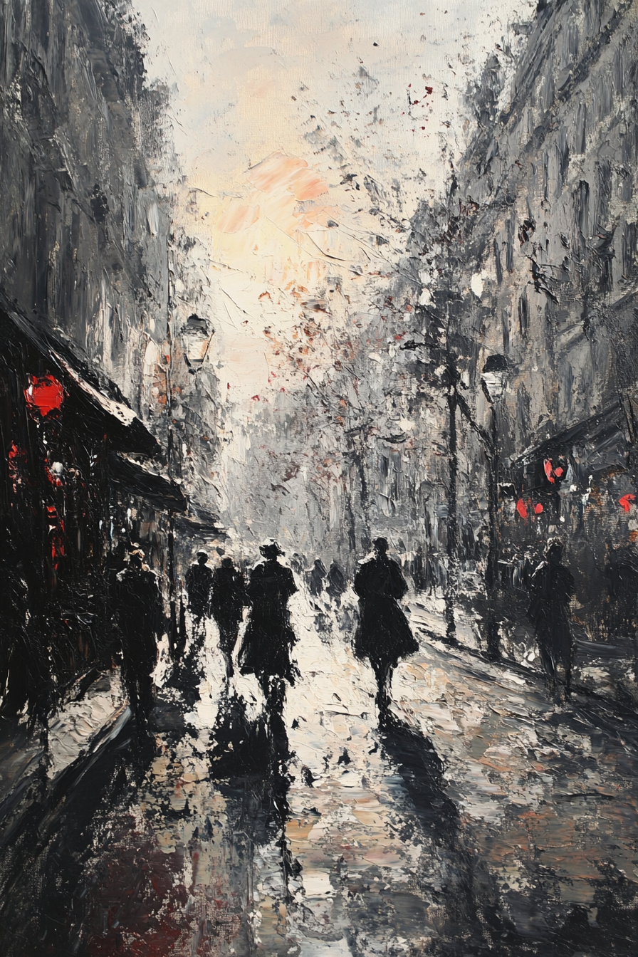 Parisian Stroll Canvas