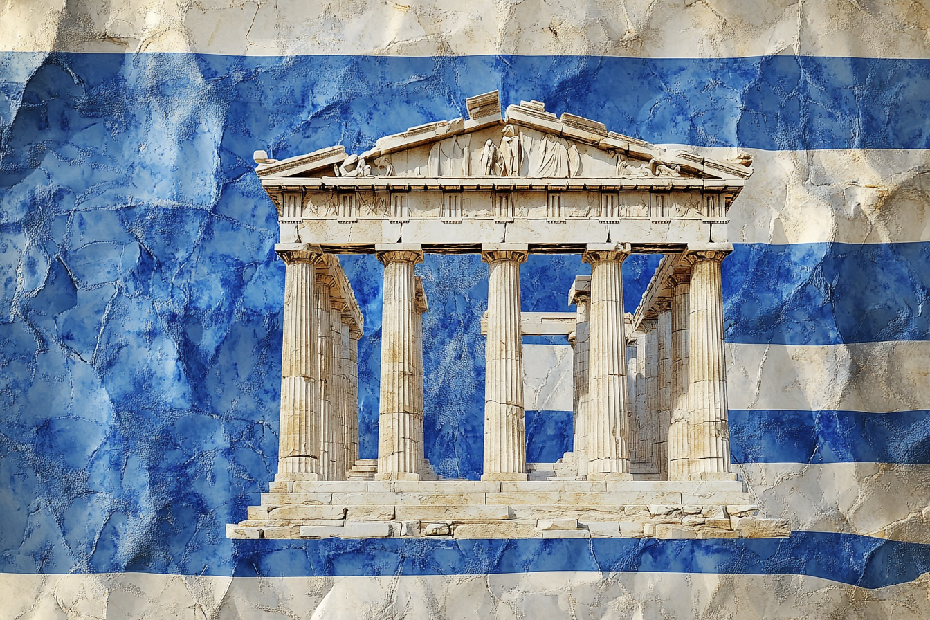 Parthenon Glory Canvas