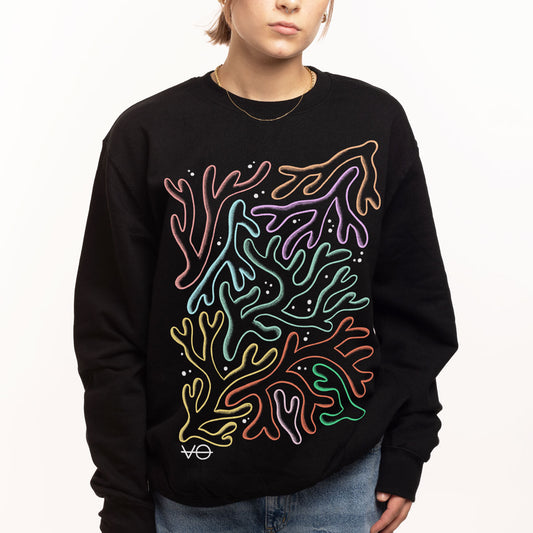 Pastel Coral Sweatshirt (Unisex)