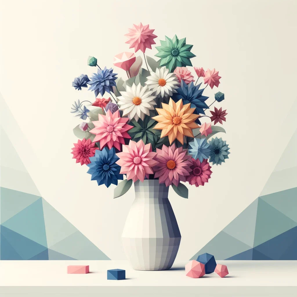 Pastel Geometry Canvas