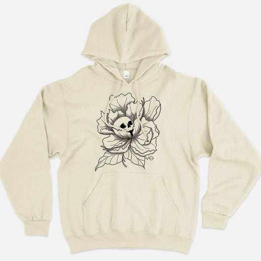Peony Skullflower Hoodie (Unisex)