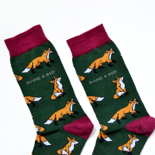 Save the Foxes Bamboo Socks