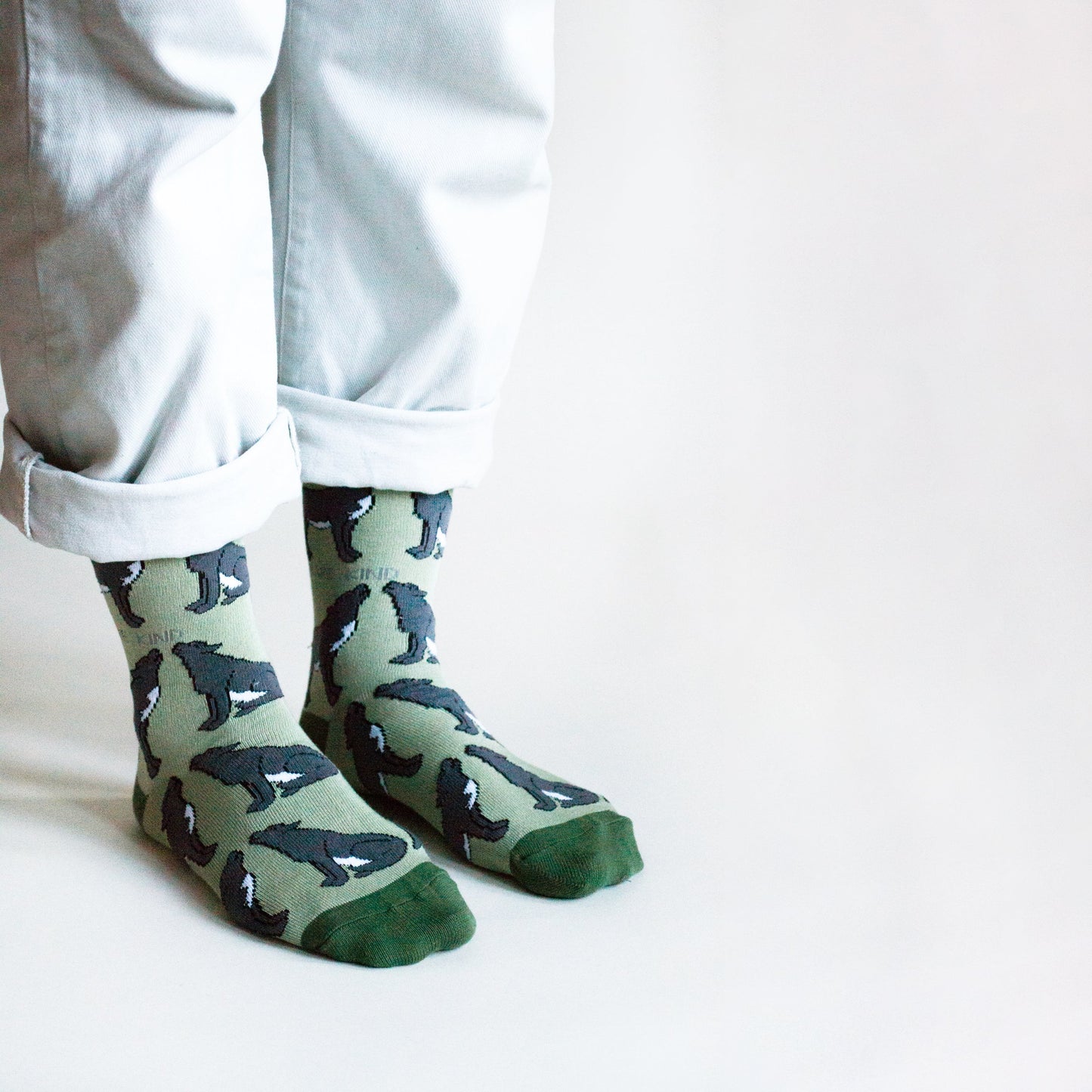 Save the Wolves Bamboo Socks