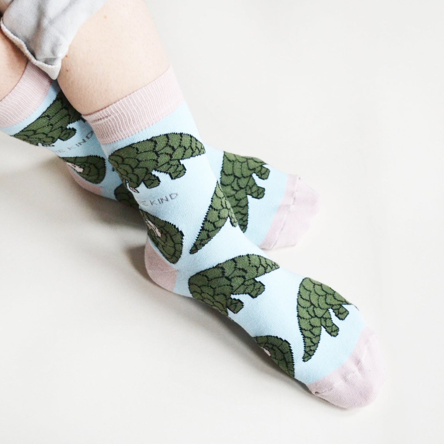 Save the Pangolins Bamboo Socks