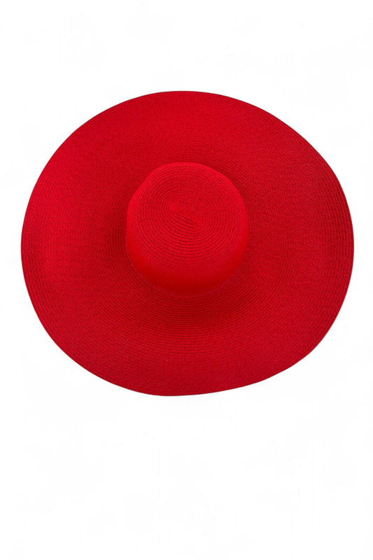 Kambrie Red Straw Hat