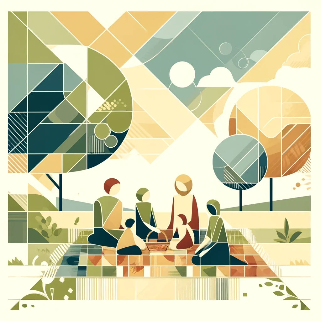 Picnic Harmony Canvas