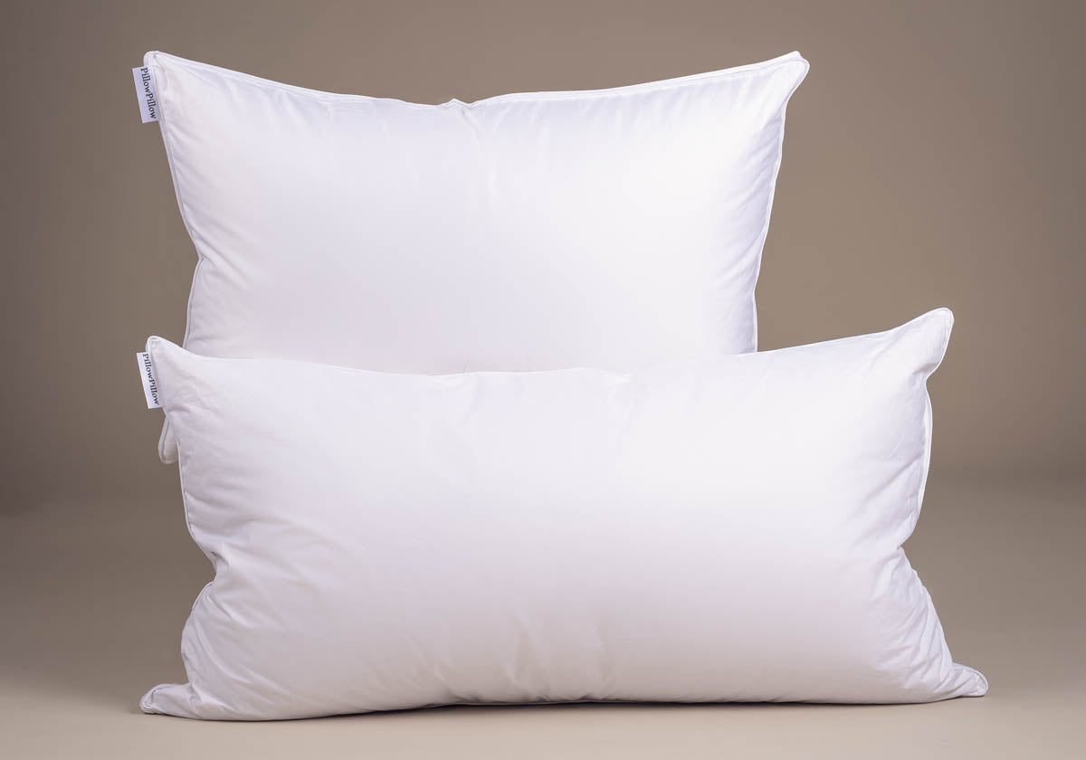 The Down Surround Pillow - White Duck Down & Feather - Premium Support & Comfort