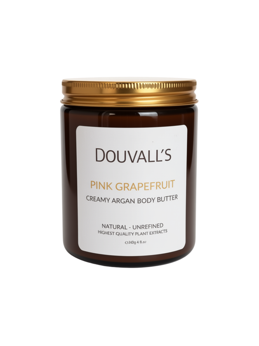 Organic Creamy Argan Body Butter Pink Grapefruit 240ml