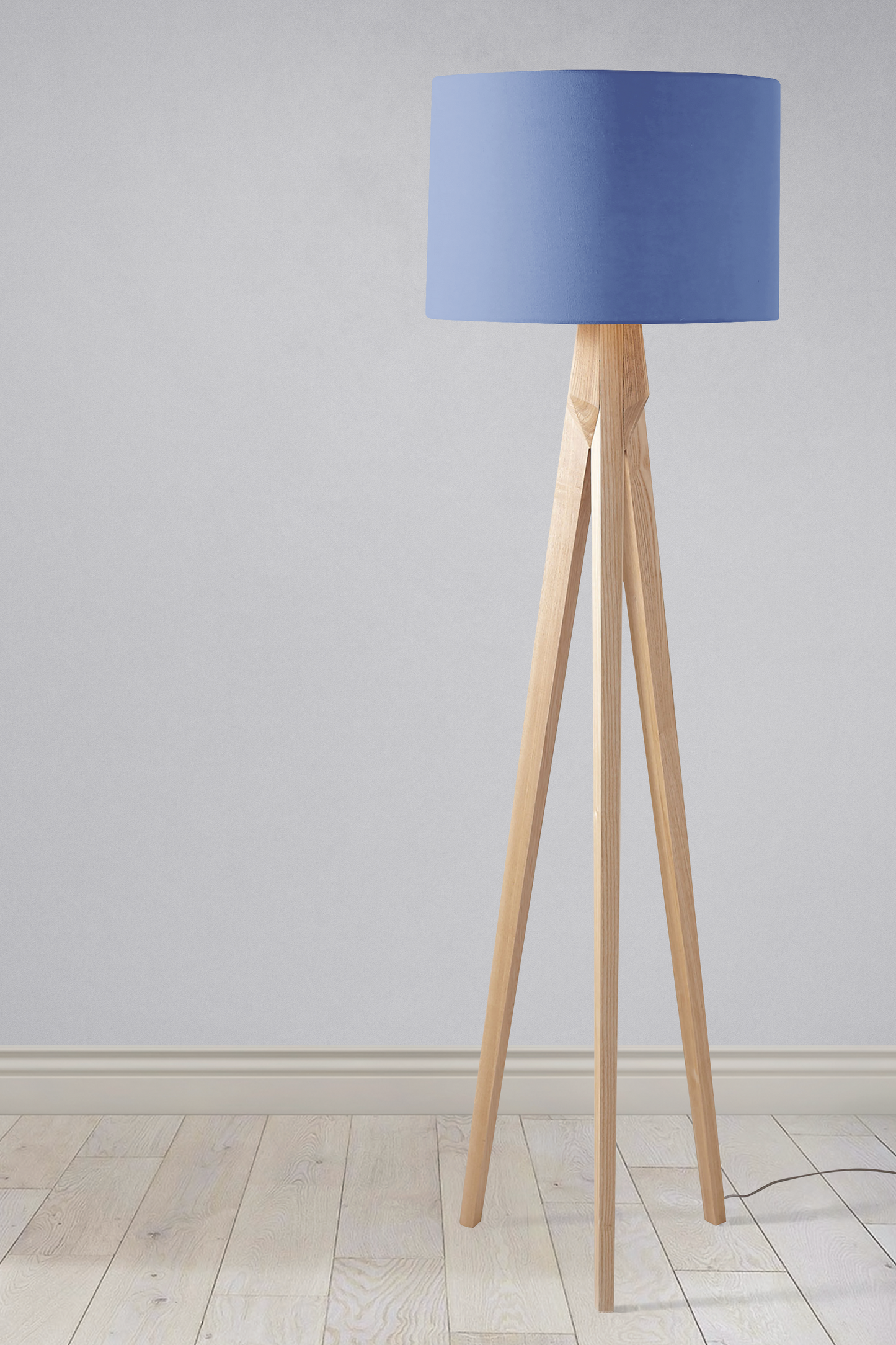 Plain Cornflower Blue Lampshade, Ceiling or Table Lamp Shade