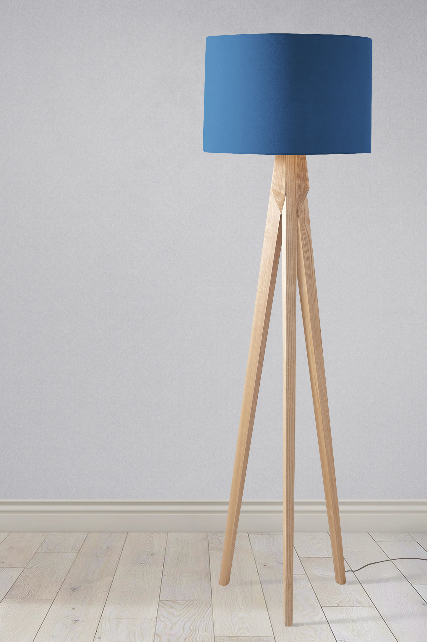 Plain Night Blue Lampshade, Ceiling or Table Lamp Shade