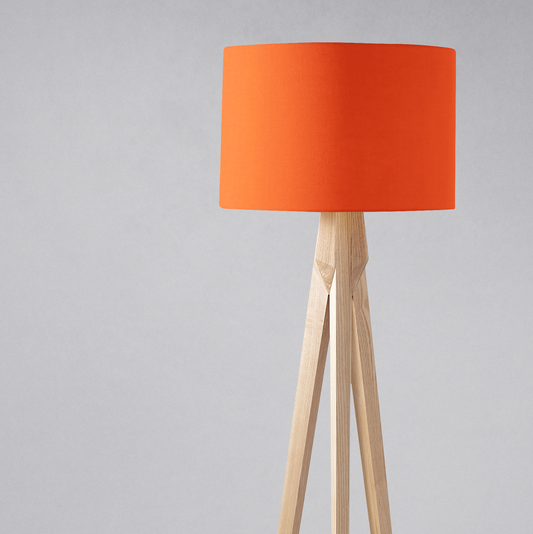 Plain Orange Lampshade, Ceiling or Table Lamp Shade