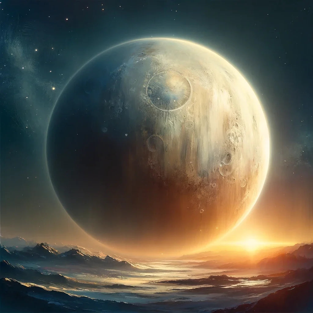 Planetary Dawn Canvas