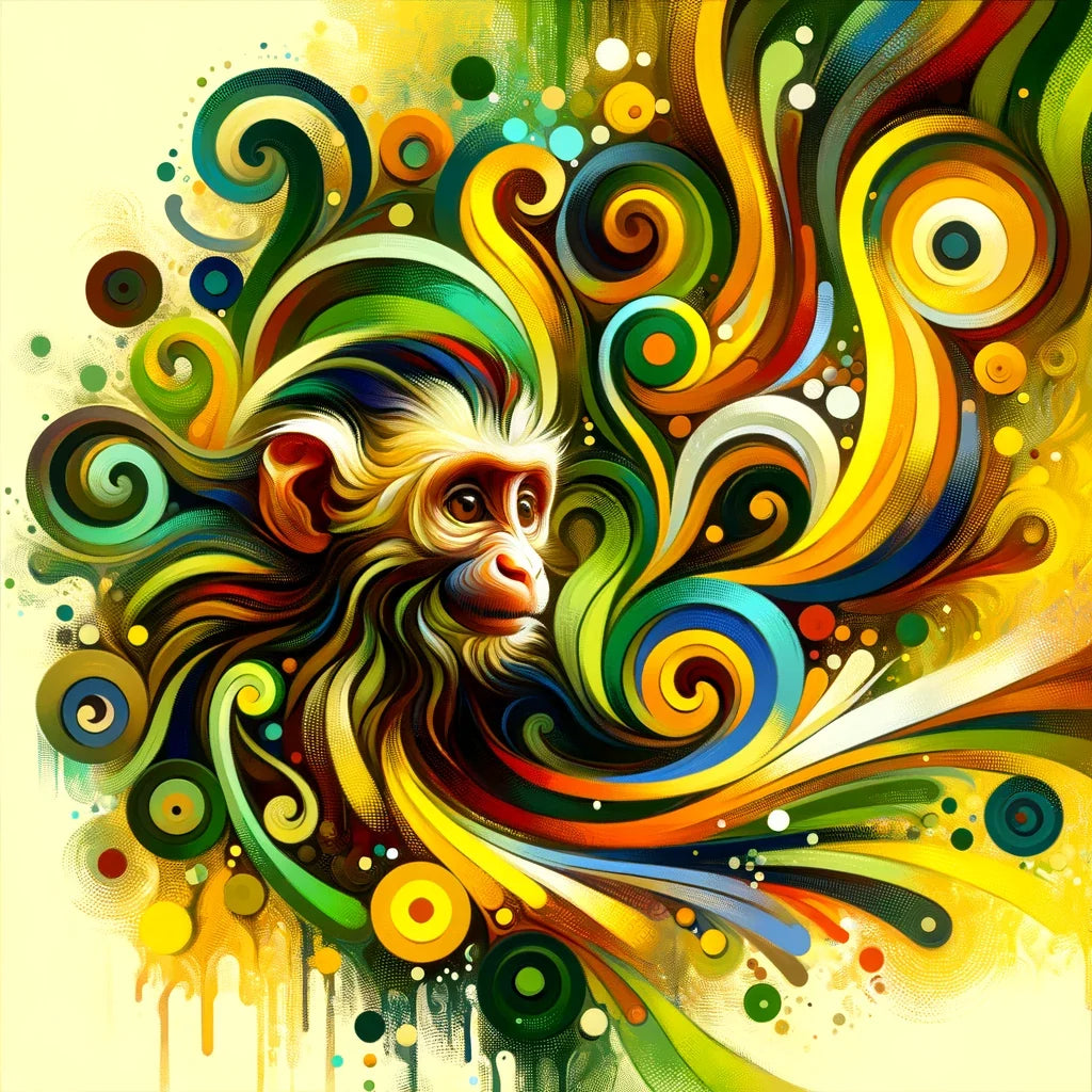 Playful Monkey Canvas