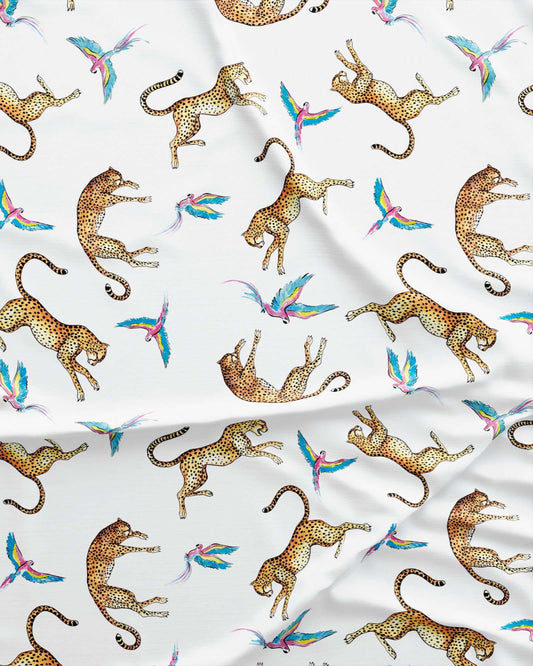 Boys Short Pyjamas - Playing Cheetahs