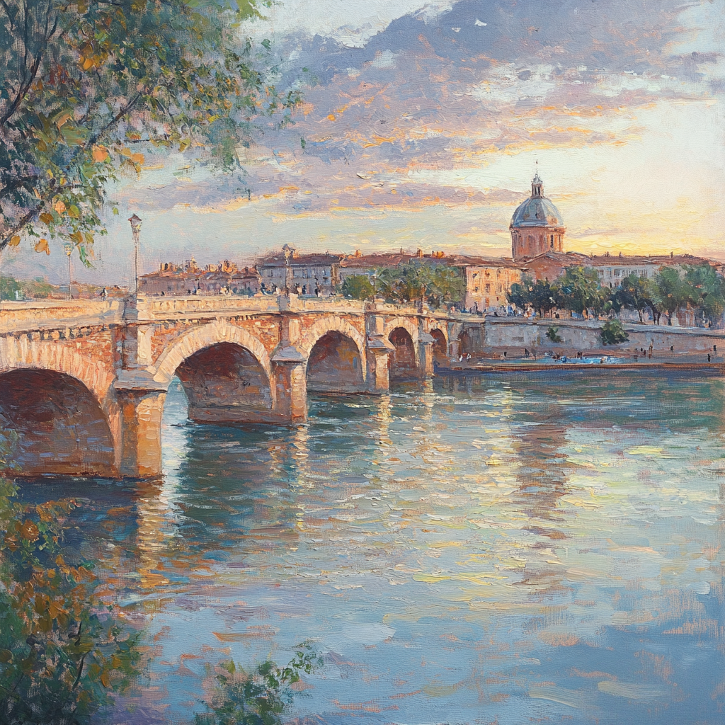 Pont Saint-Pierre Canvas