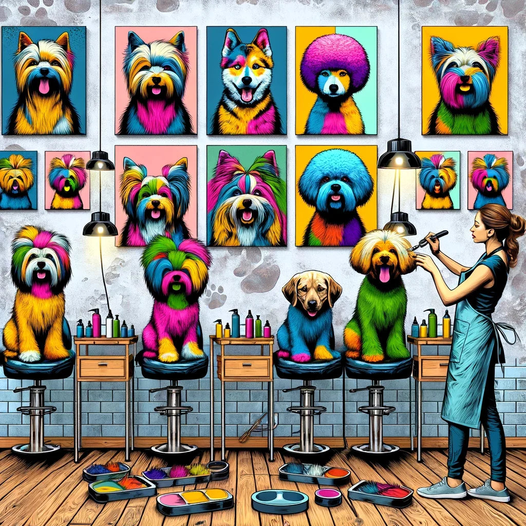 Pop Art Paws Cotton Cushion