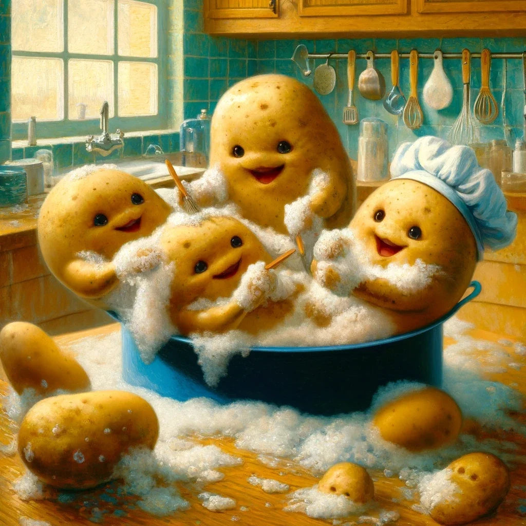Potato Pot Party Canvas