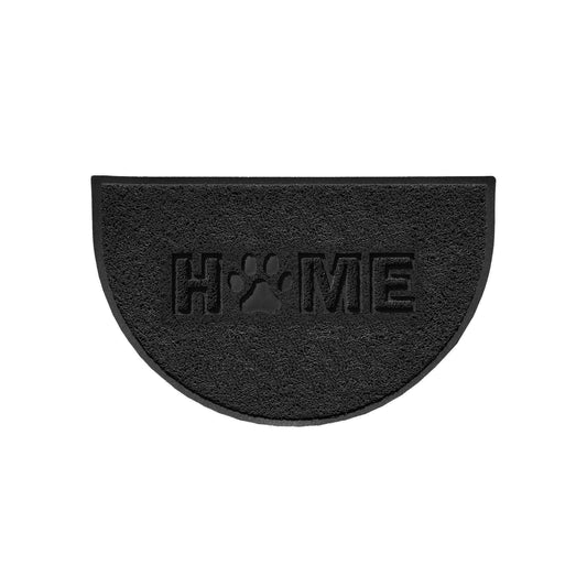 Home Paw Embossed Halfmoon Spaghetti Indoor/Outdoor Doormat
