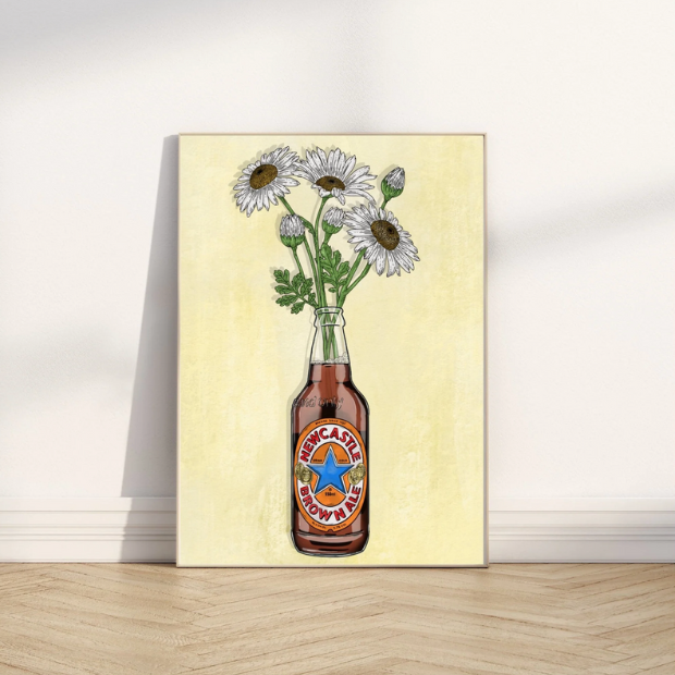 Newcastle Brown & Flowers