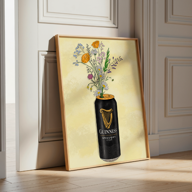 Guinness & Flowers
