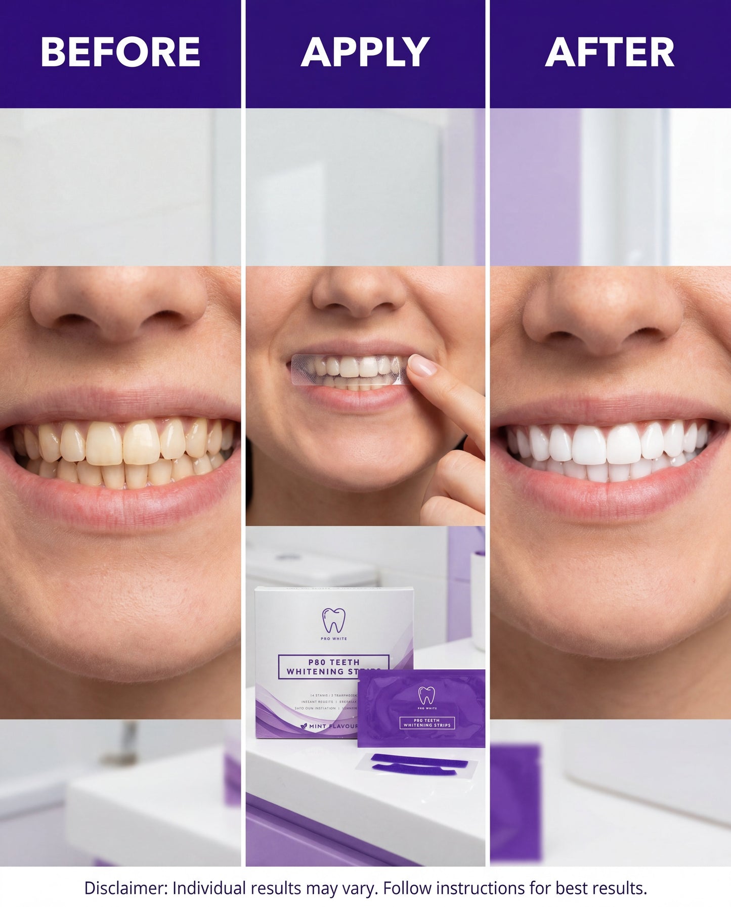 p80™ Teeth Whitening Strips