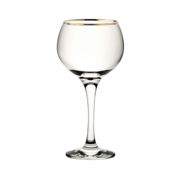 Ambassador Gold Rimmed Gin Glass - 560ml