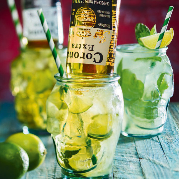 Skull Recycled Glass Jar - 470ml