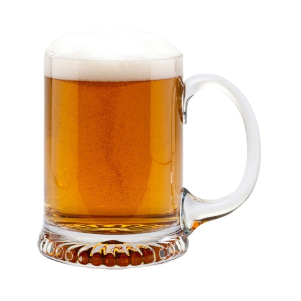 Krosno Handmade Star Based Glass Tankard - 450ml