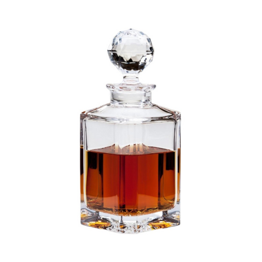 Crystal Square Decanter - 0.8Ltr