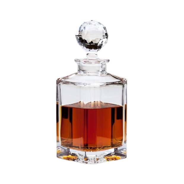 Crystal Square Decanter - 0.8Ltr