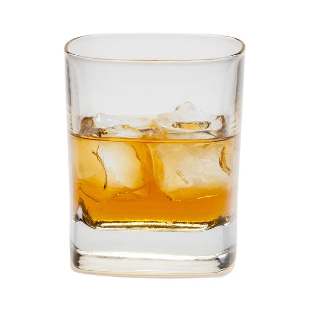 Luigi Bormioli DOF Square Glass Whisky Tumblers - 290ml - Set of 6