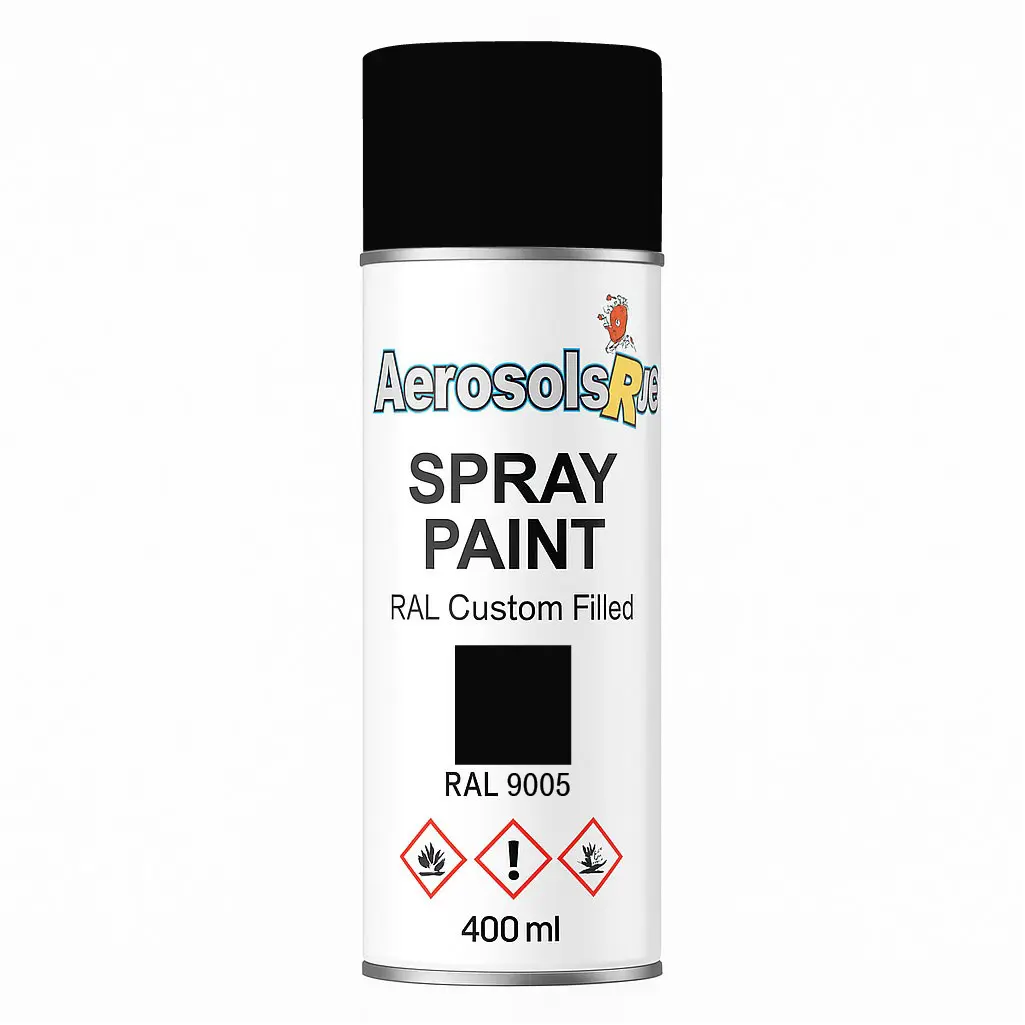 RAL 9005- 400ml Aerosol Spray Paint Any Finish