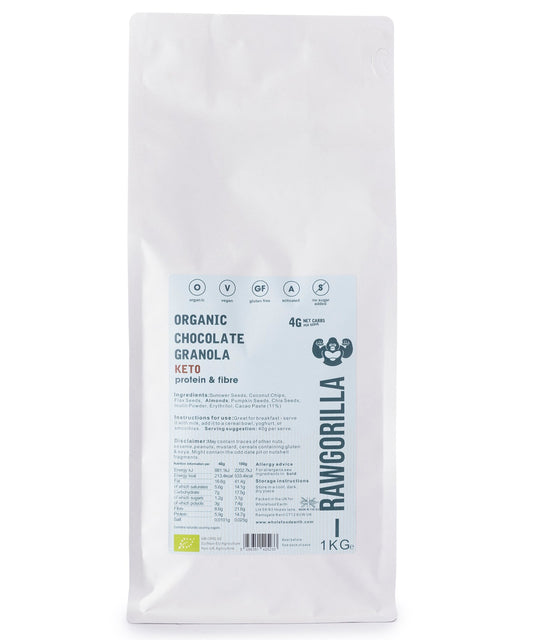 Organic Keto Chocolate Granola - RAWGORILLA - 1kg