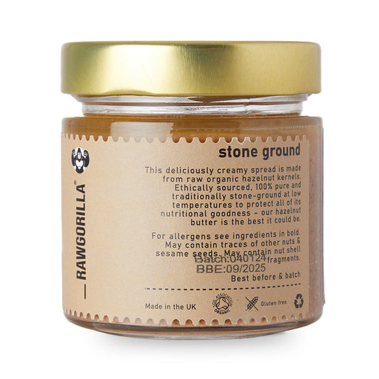 Organic Raw Hazelnut Butter - RAWGORILLA