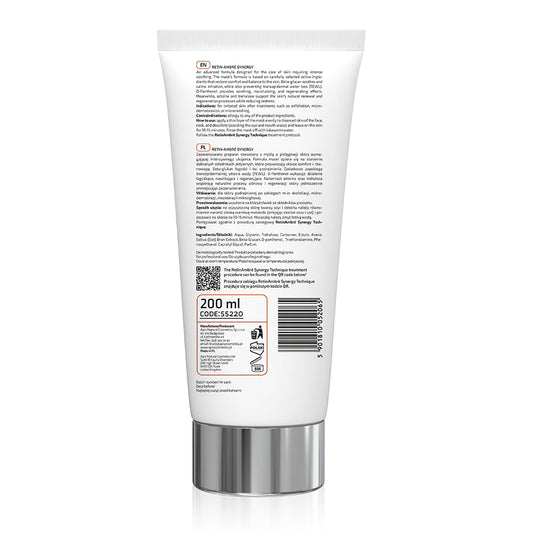 Apis RETIN-AMBRE SYNERGY Soothing Mask with Beta-Glucan & Ectoine | 200ml