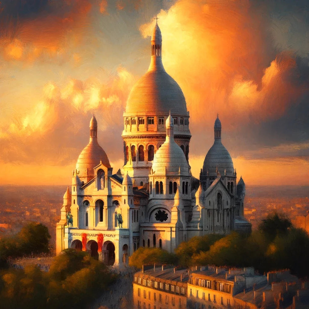 Radiance of Paris Sacré-Cœur Canvas