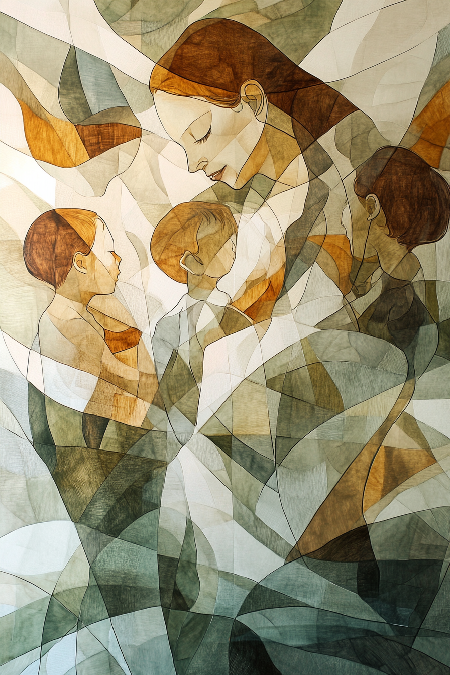 Radiant Motherhood Canvas