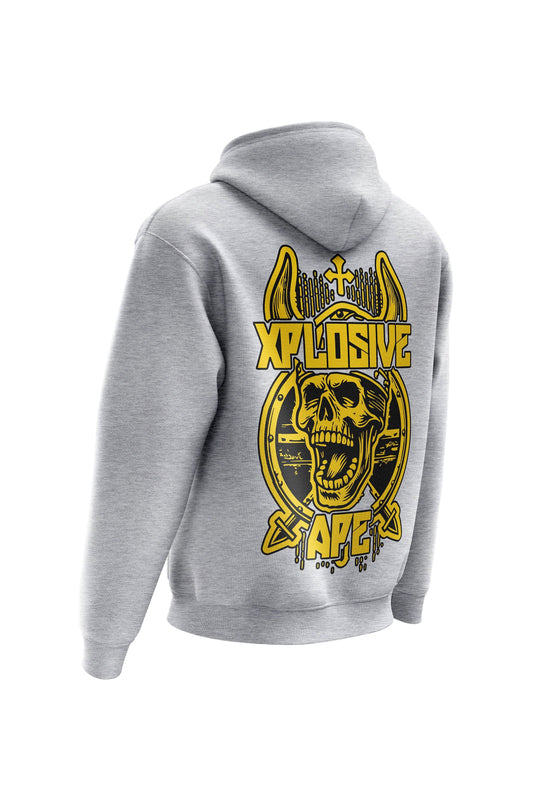 XAPE Raider Hoodie - Heather Grey