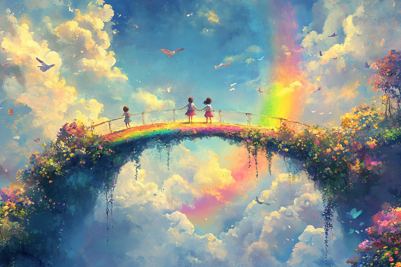 Rainbow Bridge Adventure Blanket
