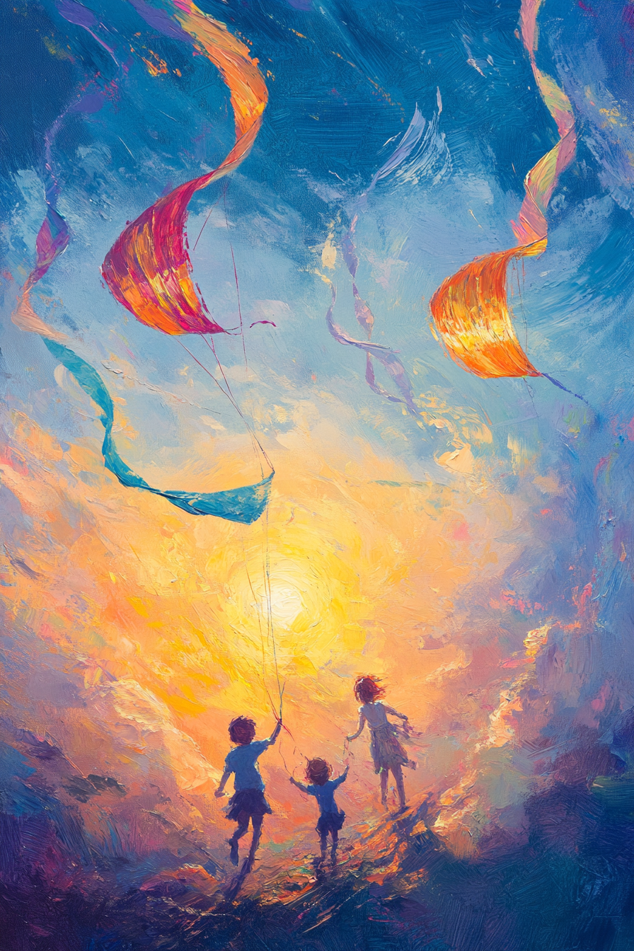 Rainbow Kite Blanket