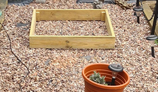 Tanalised Decking Timber Raised Bed Frame Planter
