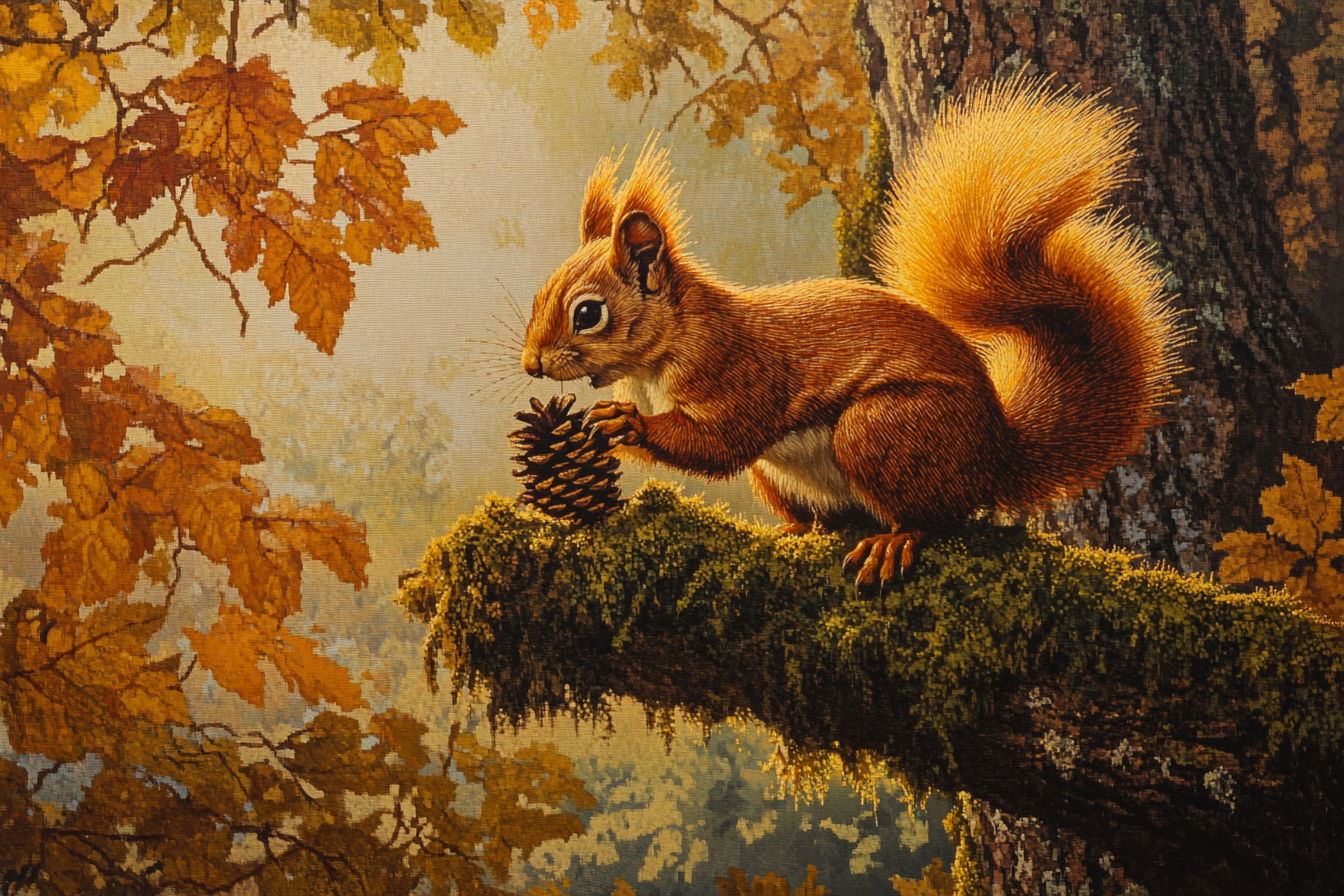 Red Squirrel Sanctuary Canvas